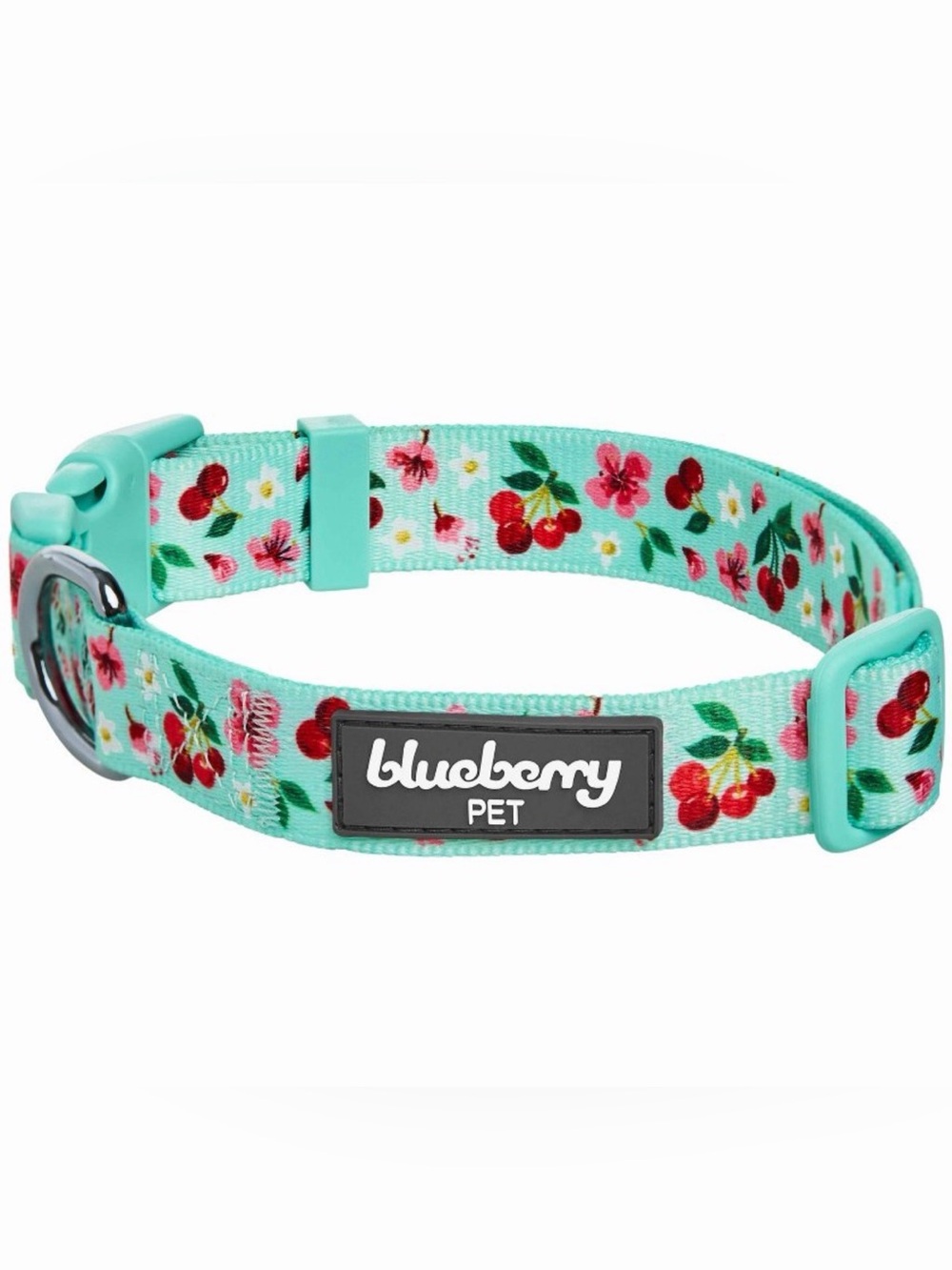 Blueberry Pet Cherry Garden Dog Collar - Large - NWT